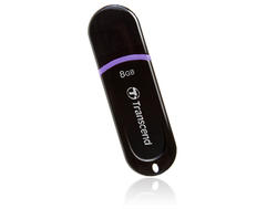 Transcend 8GB JetFlash 300, USB 2.0 flash disk, černo / fialový