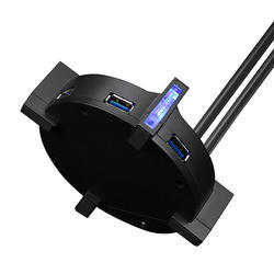 Podsvícený stojan na sluchátka Marvo HZ-04, černý - 5
